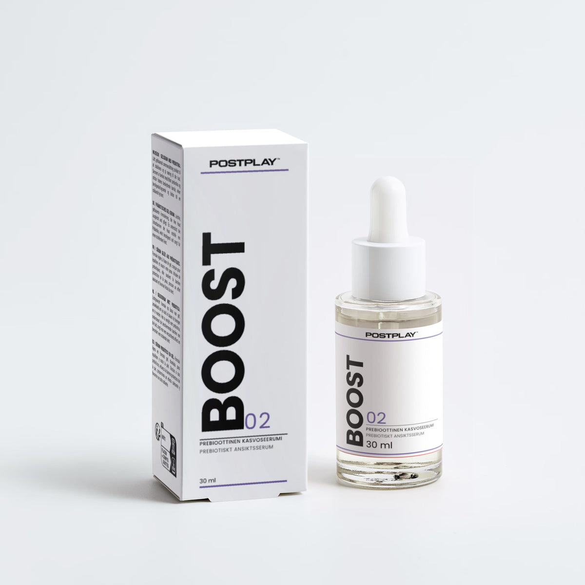 BOOST — Prebioottinen kasvoseerumi, 30 ml
