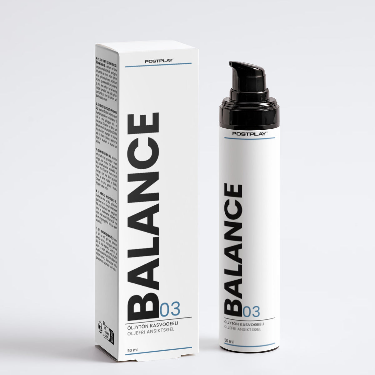 BALANCE — Öljytön kasvogeeli, 50 ml